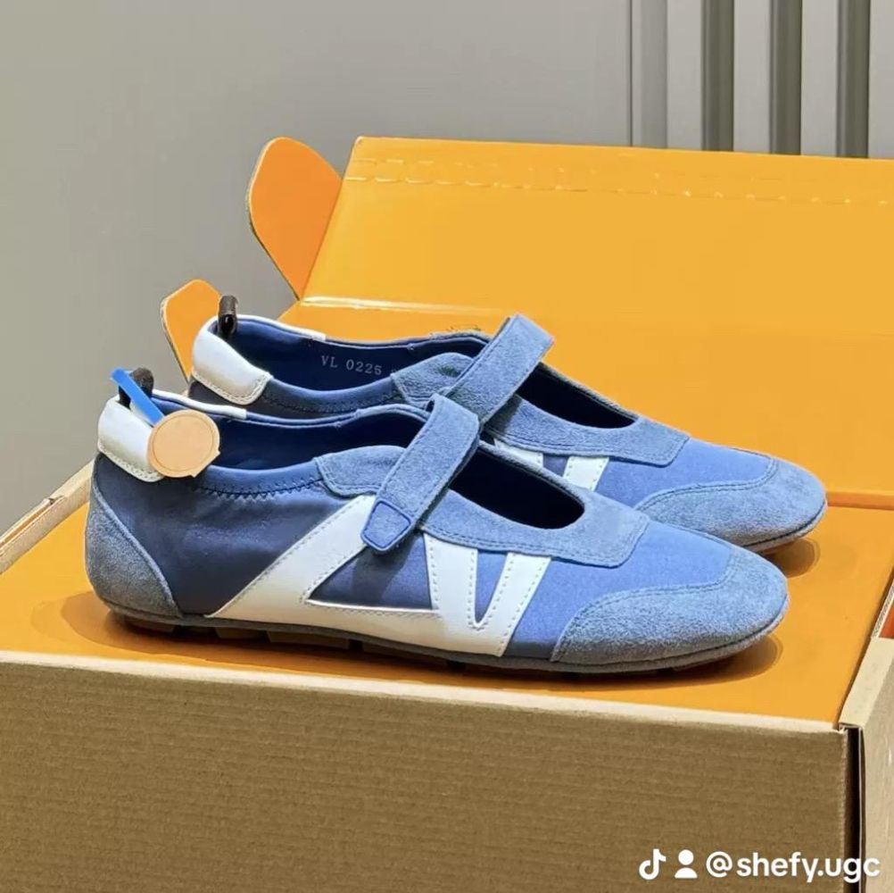 Leather Square Toe Ballet Flats