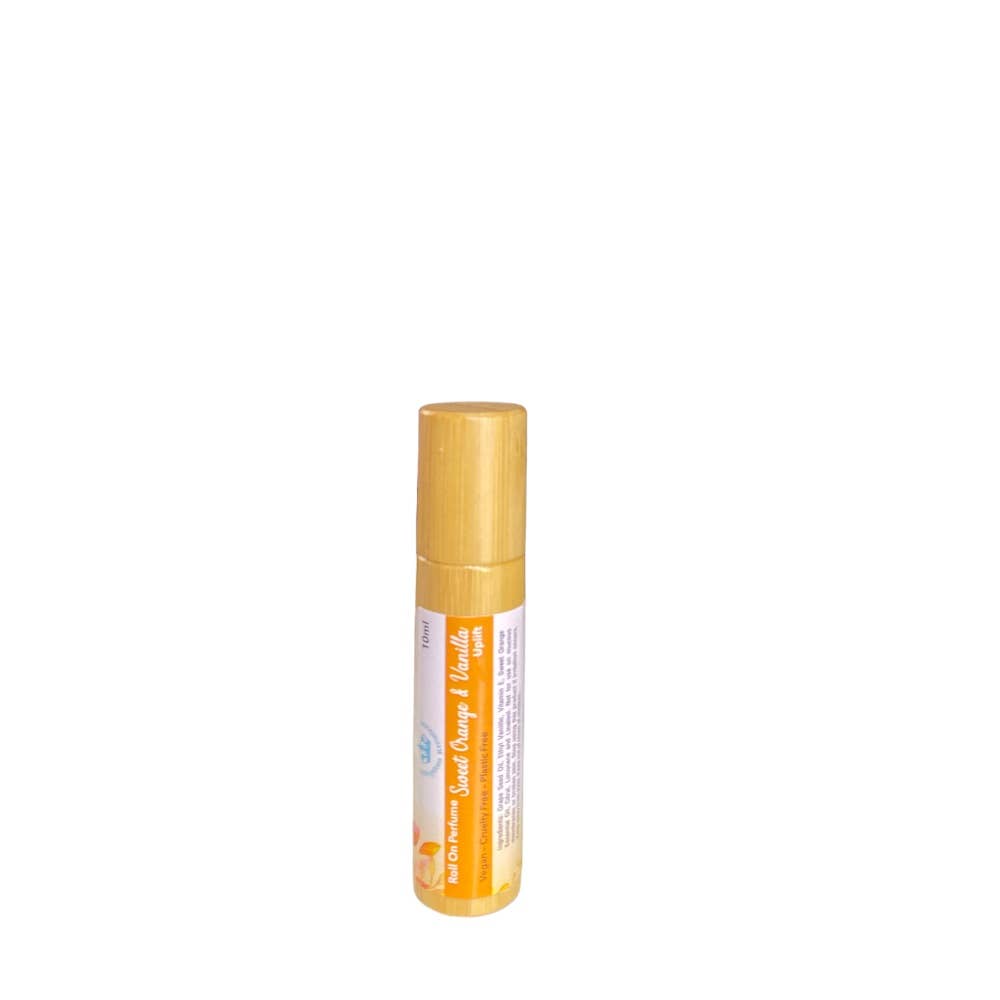 Sweet Orange & Vanilla Roll On Perfume Oil · Uplifting Vegan Fragrance (10ml)
