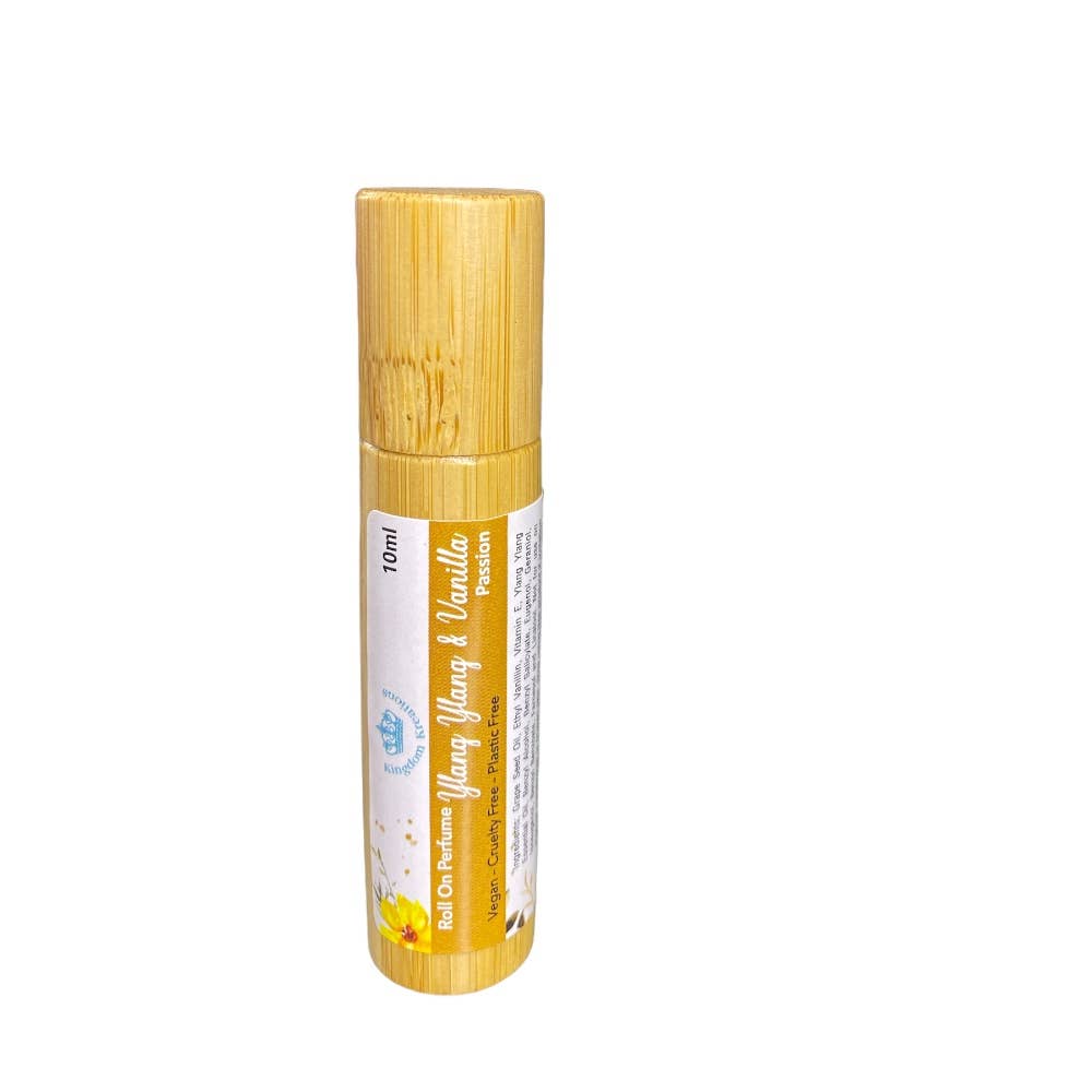 Ylang Ylang & Vanilla Roll On Perfume Oil · Warm, Sensual Vegan Fragrance (10ml)