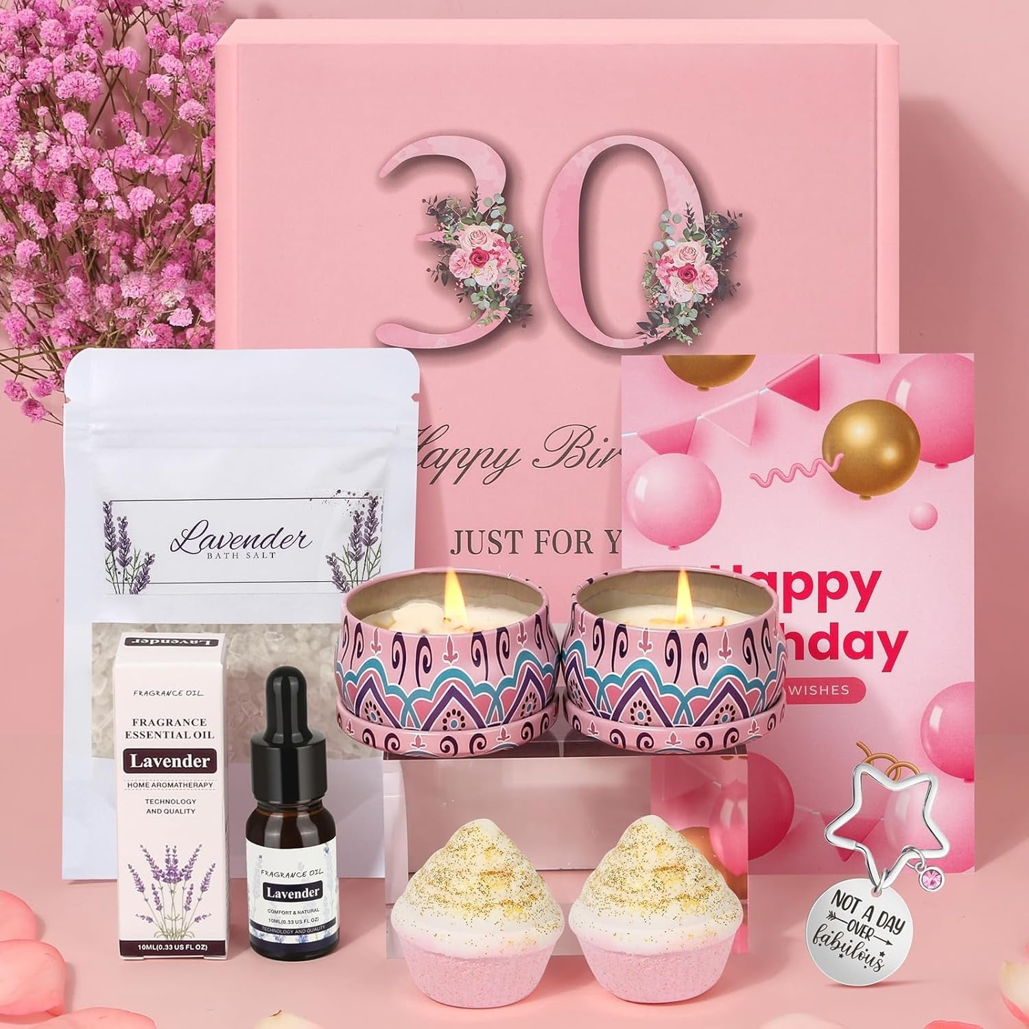 30th Birthday Gifts for Women, Pamper Birthday Gift Sets Hamper, Mum, Mother