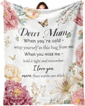 Best Mum Ever Blanket - Gifts for Mum from Daughter Son, Mother's Day, Birthday