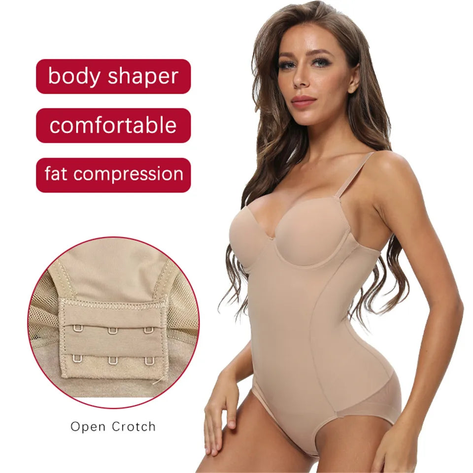 Women's Seamless Shaping Bodysuit - Tummy Control Body Shaper Shapewear | SHEFYSTYLE