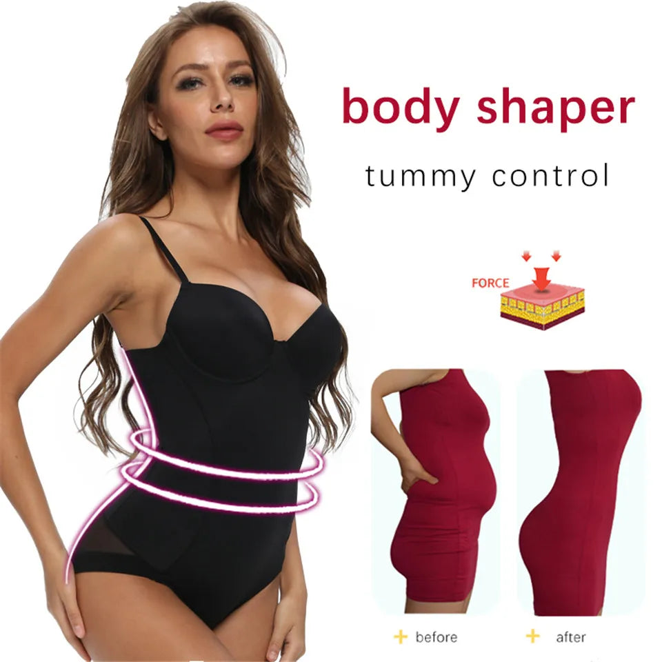 Women's Seamless Shaping Bodysuit - Tummy Control Body Shaper Shapewear | SHEFYSTYLE