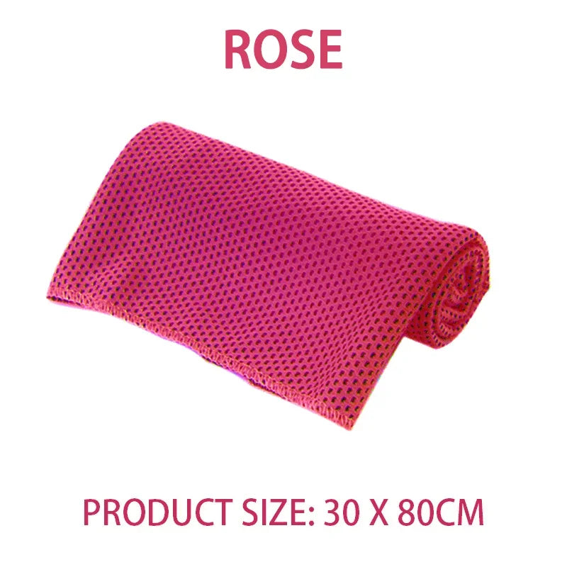 Microfibre Quick-Dry Cooling Towel – Instant Cool Ice Towel for Gym, Sports, Yoga & Outdoors