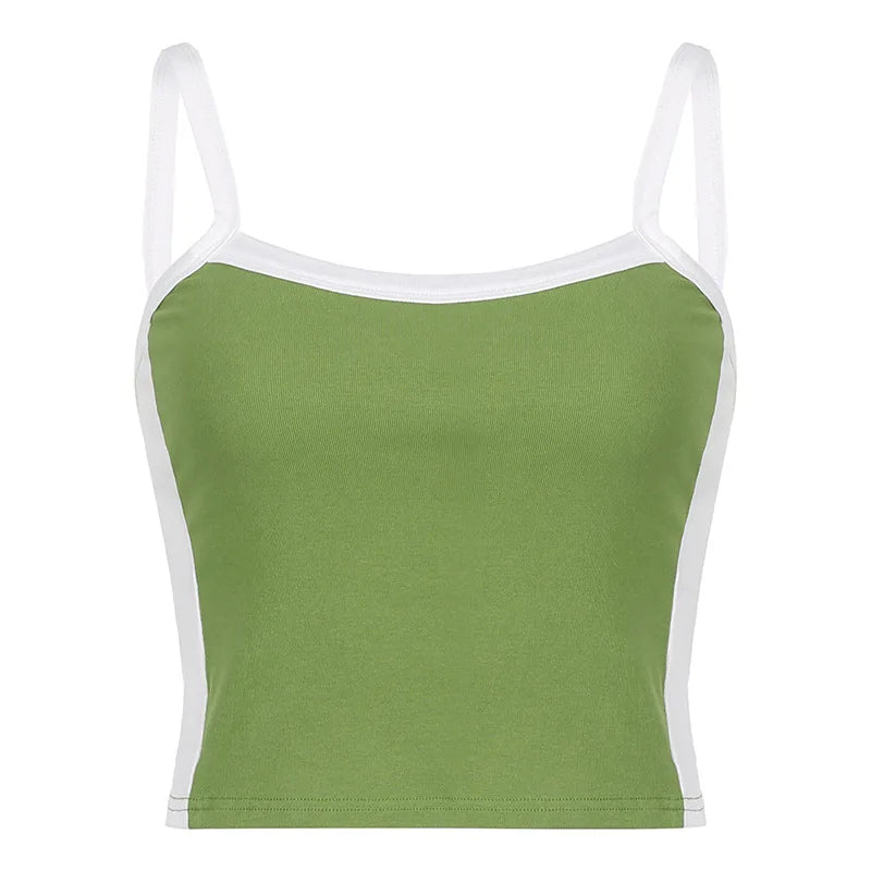 Women's Knitted Cami Crop Top - Sleeveless Backless Summer Tank Top | SHEFYSTYLE
