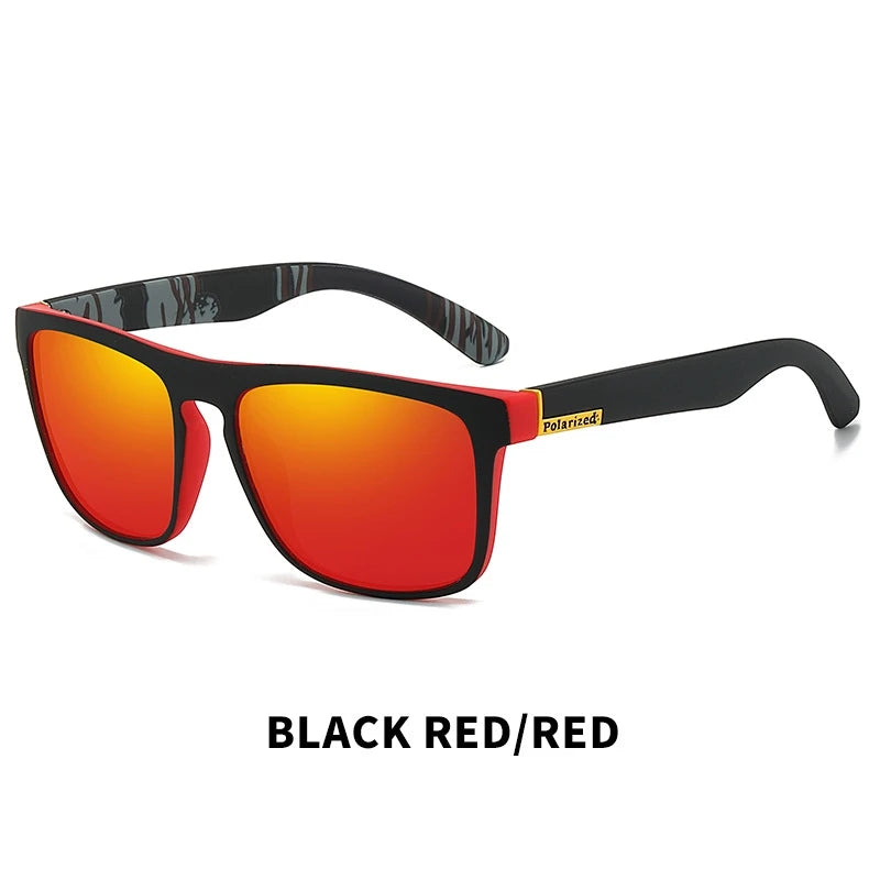 Polarized Square Sunglasses – Unisex Vintage UV400 Sunglasses with Mirrored Lenses (Driving, Fishing & Outdoor) | SHEFYSTYLE