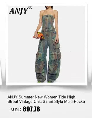 Women's Denim 2-Piece Set - Diamond-Embellished Short Sleeve Shirt & Straight Jeans | SHEFYSTYLE
