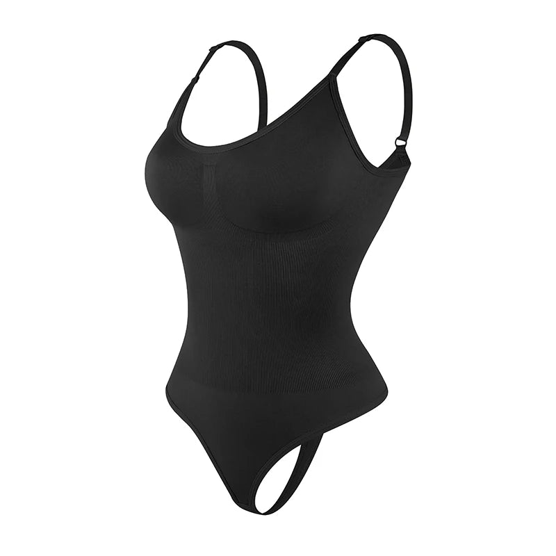 Women's Smoothing Full Body Shaper Bodysuit - Tummy Control Thong Shapewear | SHEFYSTYLE