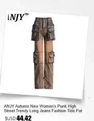 Women's Denim 2-Piece Set - Diamond-Embellished Short Sleeve Shirt & Straight Jeans | SHEFYSTYLE