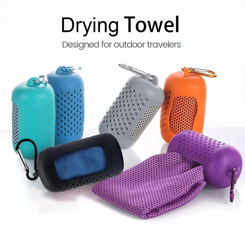Microfibre Quick-Dry Cooling Towel – Instant Cool Ice Towel for Gym, Sports, Yoga & Outdoors