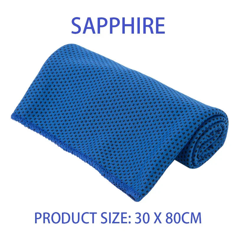 Microfibre Quick-Dry Cooling Towel – Instant Cool Ice Towel for Gym, Sports, Yoga & Outdoors