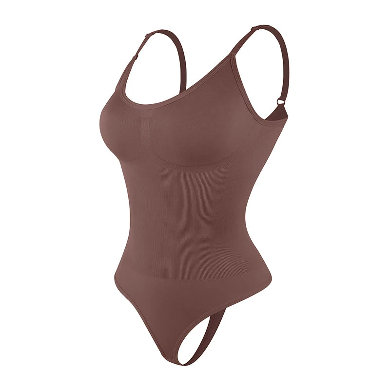 Women's Smoothing Full Body Shaper Bodysuit - Tummy Control Thong Shapewear | SHEFYSTYLE