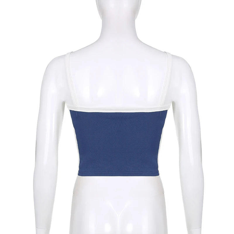 Women's Knitted Cami Crop Top - Sleeveless Backless Summer Tank Top | SHEFYSTYLE