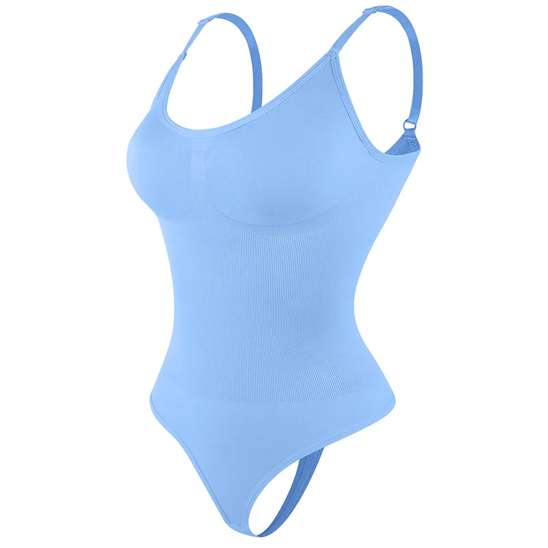 Women's Smoothing Full Body Shaper Bodysuit - Tummy Control Thong Shapewear | SHEFYSTYLE