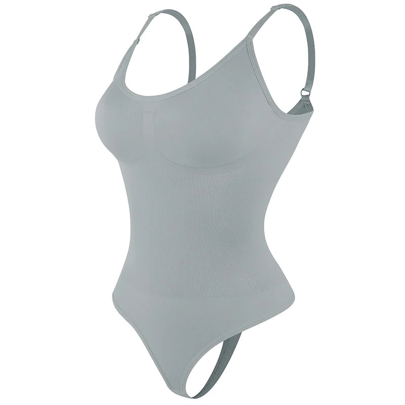 Women's Smoothing Full Body Shaper Bodysuit - Tummy Control Thong Shapewear | SHEFYSTYLE