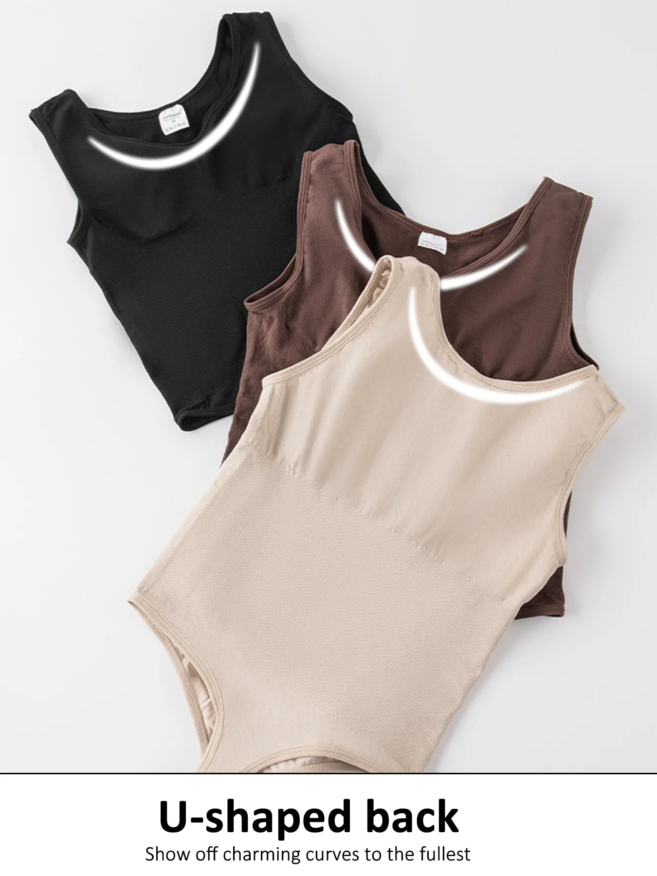 Women's Seamless Thong Shapewear Bodysuit - Tummy Control Flat Belly Body Shaper | SHEFYSTYLE