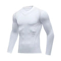 Men's Compression Sports Shirt - Quick-Dry Long Sleeve Gym & Running Top | SHEFYSTYLE
