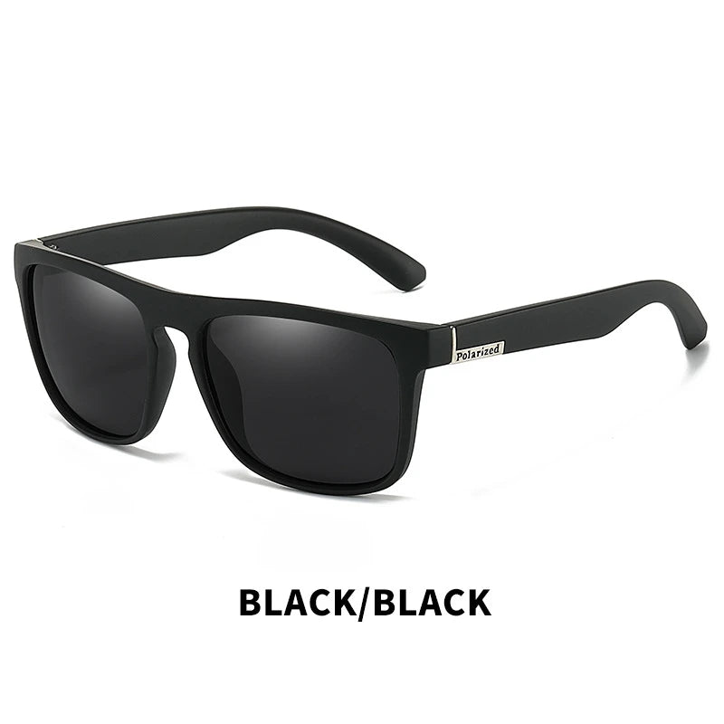 Polarized Square Sunglasses – Unisex Vintage UV400 Sunglasses with Mirrored Lenses (Driving, Fishing & Outdoor) | SHEFYSTYLE