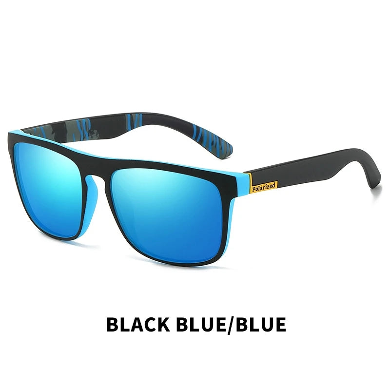 Polarized Square Sunglasses – Unisex Vintage UV400 Sunglasses with Mirrored Lenses (Driving, Fishing & Outdoor) | SHEFYSTYLE