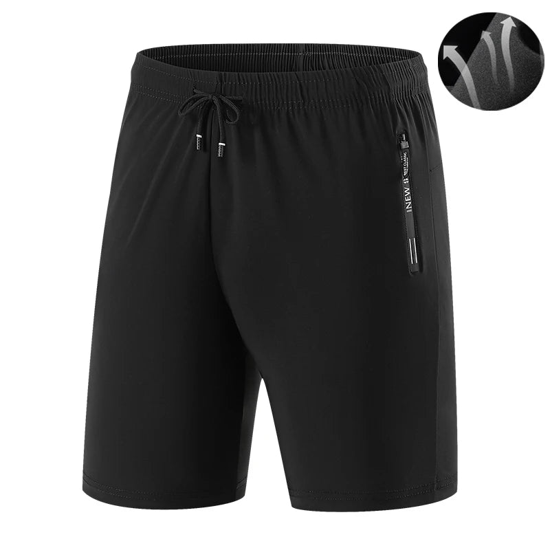 Men's Quick-Dry Sport Shorts - Lightweight Running & Gym Shorts with Zip Pockets | SHEFYSTYLE