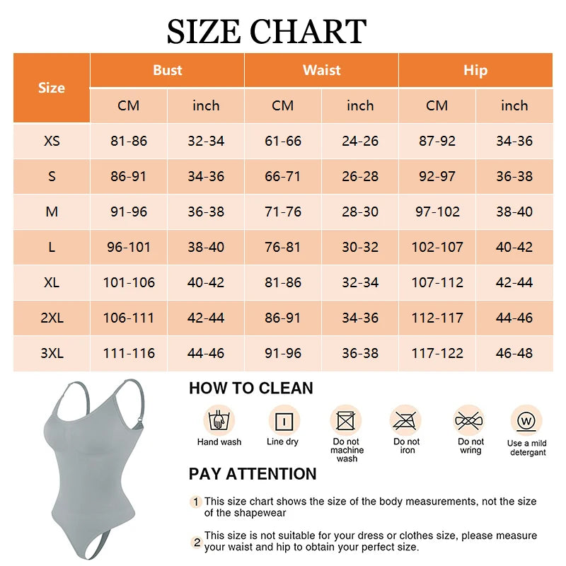 Women's Smoothing Full Body Shaper Bodysuit - Tummy Control Thong Shapewear | SHEFYSTYLE