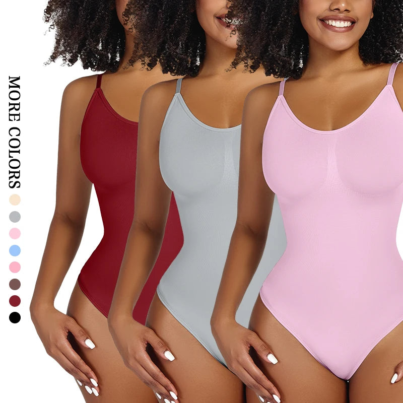 Women's Smoothing Full Body Shaper Bodysuit - Tummy Control Thong Shapewear | SHEFYSTYLE