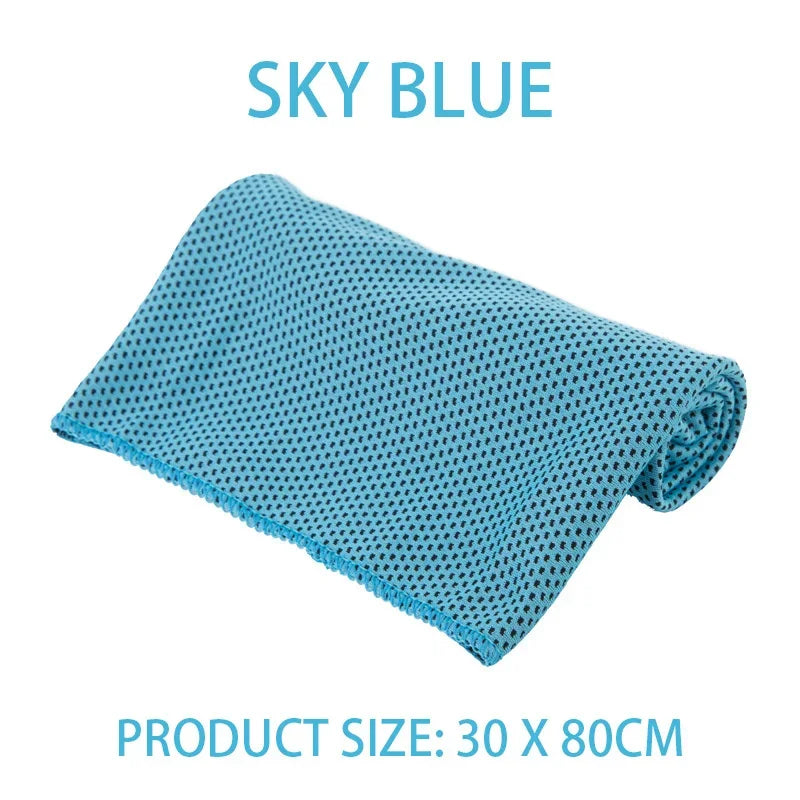 Microfibre Quick-Dry Cooling Towel – Instant Cool Ice Towel for Gym, Sports, Yoga & Outdoors