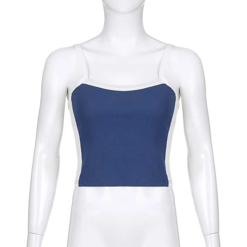 Women's Knitted Cami Crop Top - Sleeveless Backless Summer Tank Top | SHEFYSTYLE