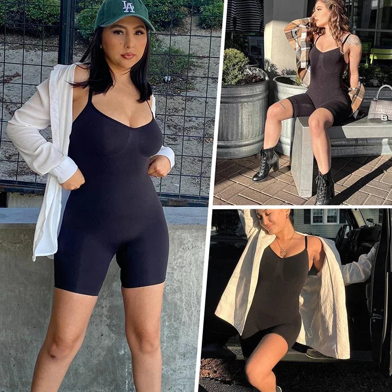 Women's Full Body Shaper Bodysuit - Tummy Control Butt Lifter Tank Top Shapewear | SHEFYSTYLE