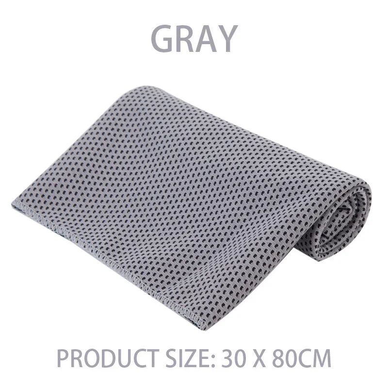 Microfibre Quick-Dry Cooling Towel – Instant Cool Ice Towel for Gym, Sports, Yoga & Outdoors
