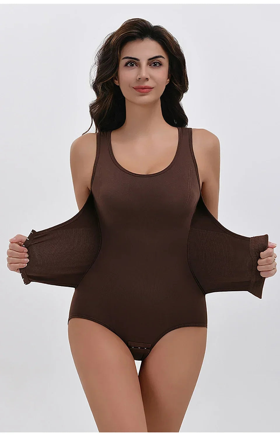 Women's Zipper Waist Trainer Bodysuit - Tummy Control Body Shaper Shapewear | SHEFYSTYLE