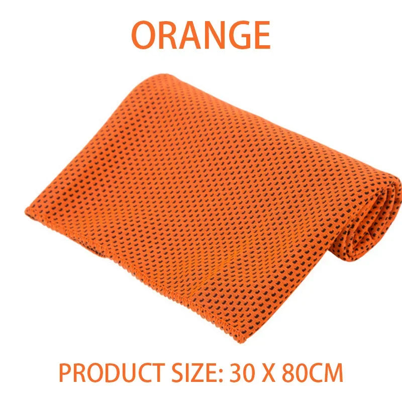 Microfibre Quick-Dry Cooling Towel – Instant Cool Ice Towel for Gym, Sports, Yoga & Outdoors