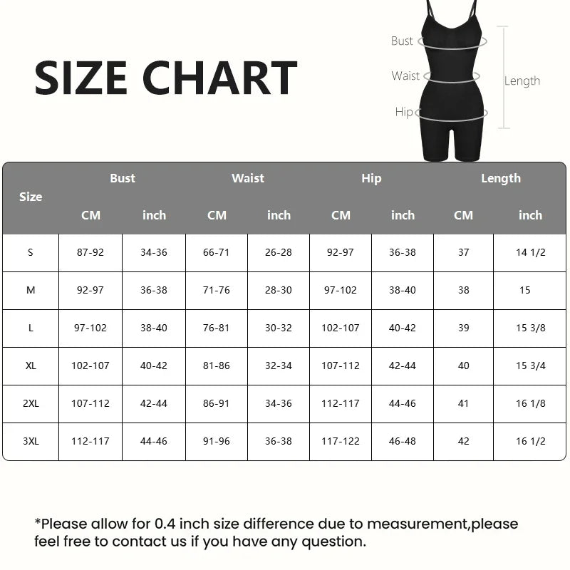 Women's Full Body Shaper Bodysuit - Tummy Control Butt Lifter Tank Top Shapewear | SHEFYSTYLE