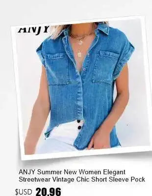 Women's Denim 2-Piece Set - Diamond-Embellished Short Sleeve Shirt & Straight Jeans | SHEFYSTYLE