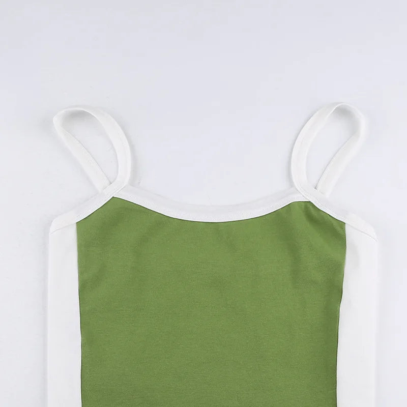 Women's Knitted Cami Crop Top - Sleeveless Backless Summer Tank Top | SHEFYSTYLE