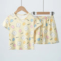 Kids' 2-Piece Summer Set – Short-Sleeve T-Shirt & Shorts for Boys & Girls (Soft Cotton, Casual)