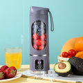 Portable USB Rechargeable Blender – 450ml Personal Smoothie & Juicer Cup (Ice-Crush Blades, Cordless)